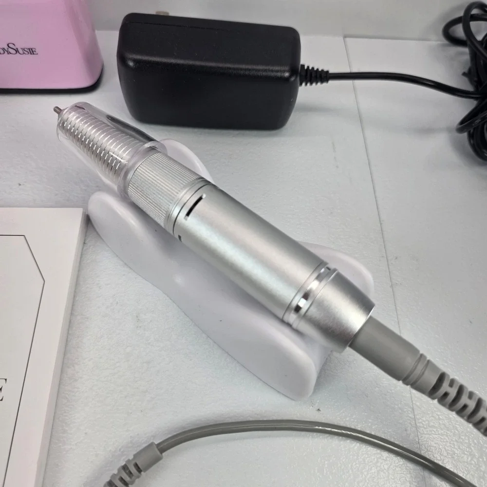 MelodySusie SC320H Professional Rechargeable Nail Drill 30000 RPM Purple Silver